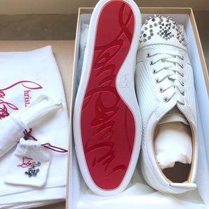 Christian Louboutin New Spike Flats Sneakers Shoes